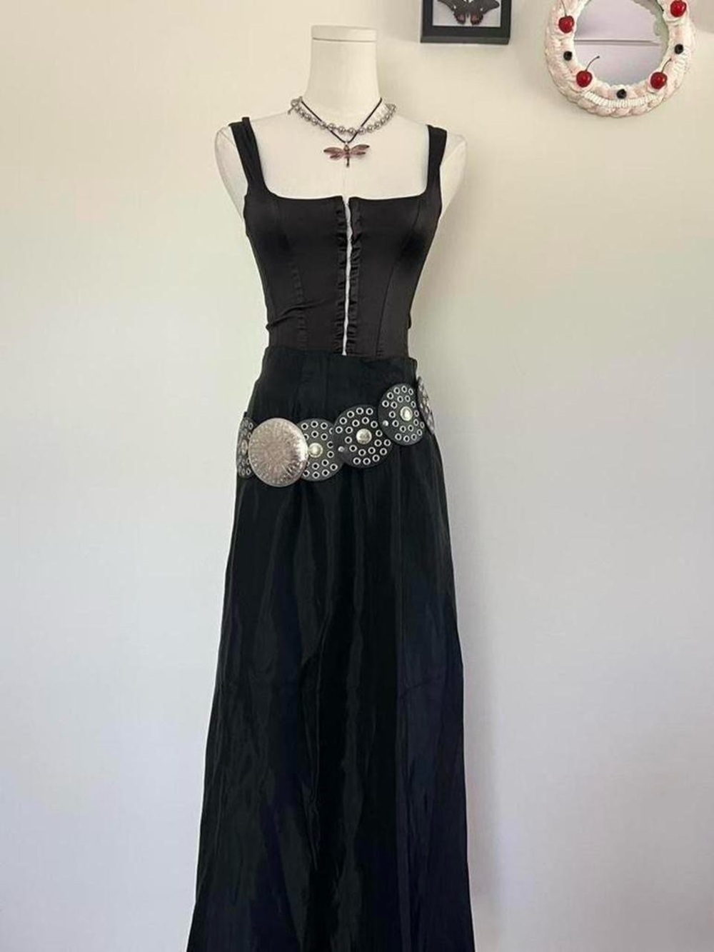 Vintage Jones New York Evening Black maxi skirt
